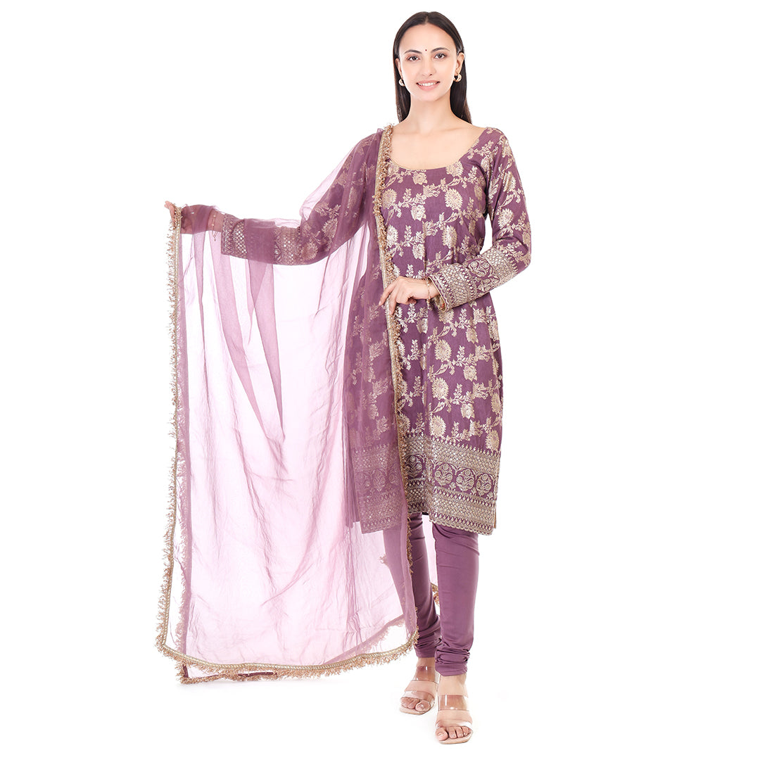 Gulnaaz Suit Set - Dark Mauve