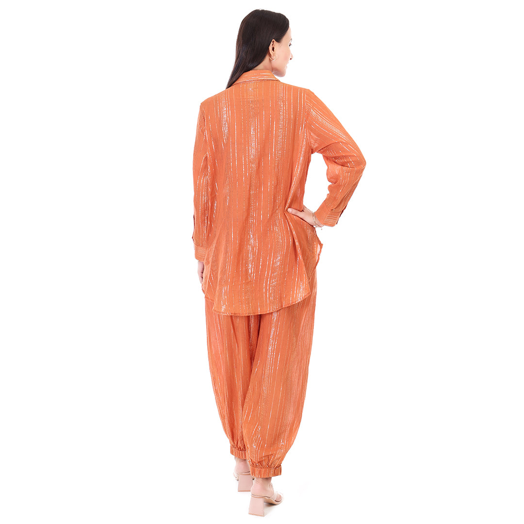 Sitara Co-ord Set - Orange