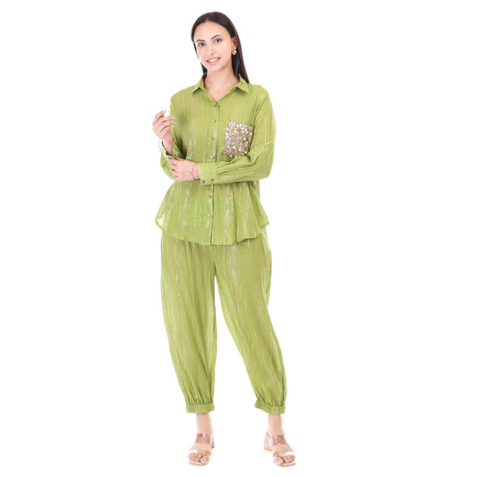 Sitara Co-ord Set - Green