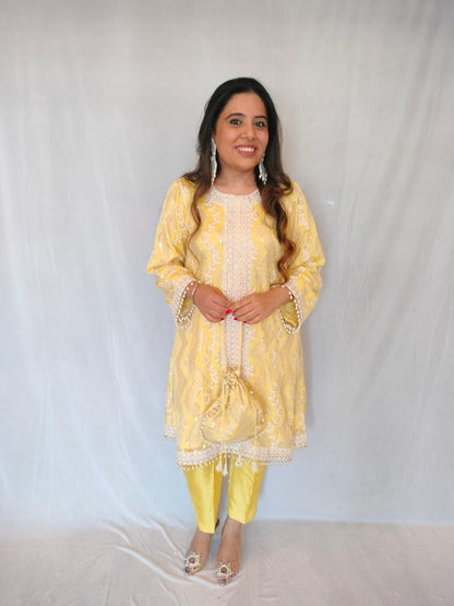 Noori Suit Set - Lemon