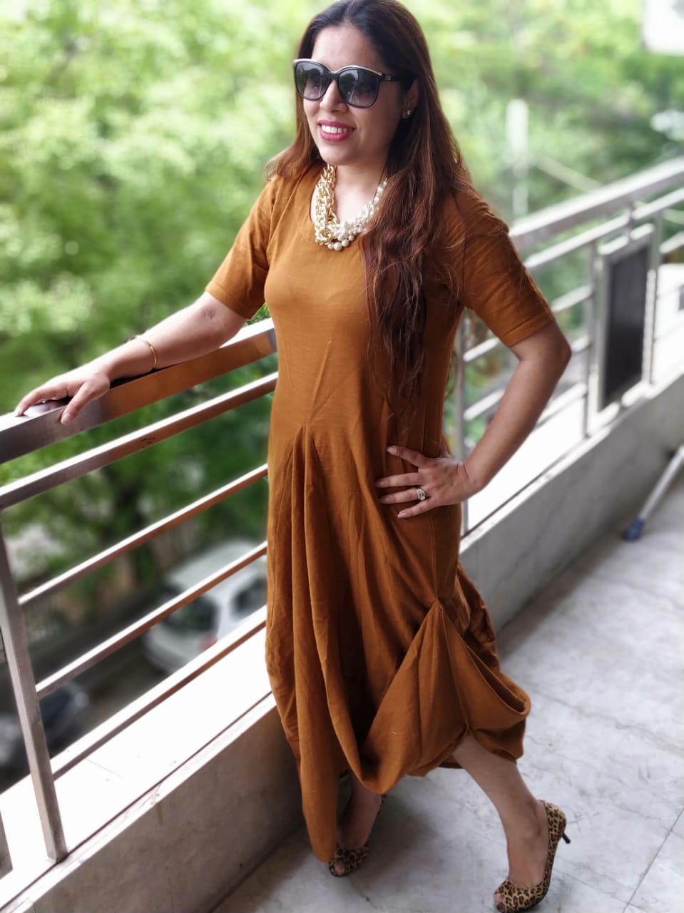 Amber Drape Dress