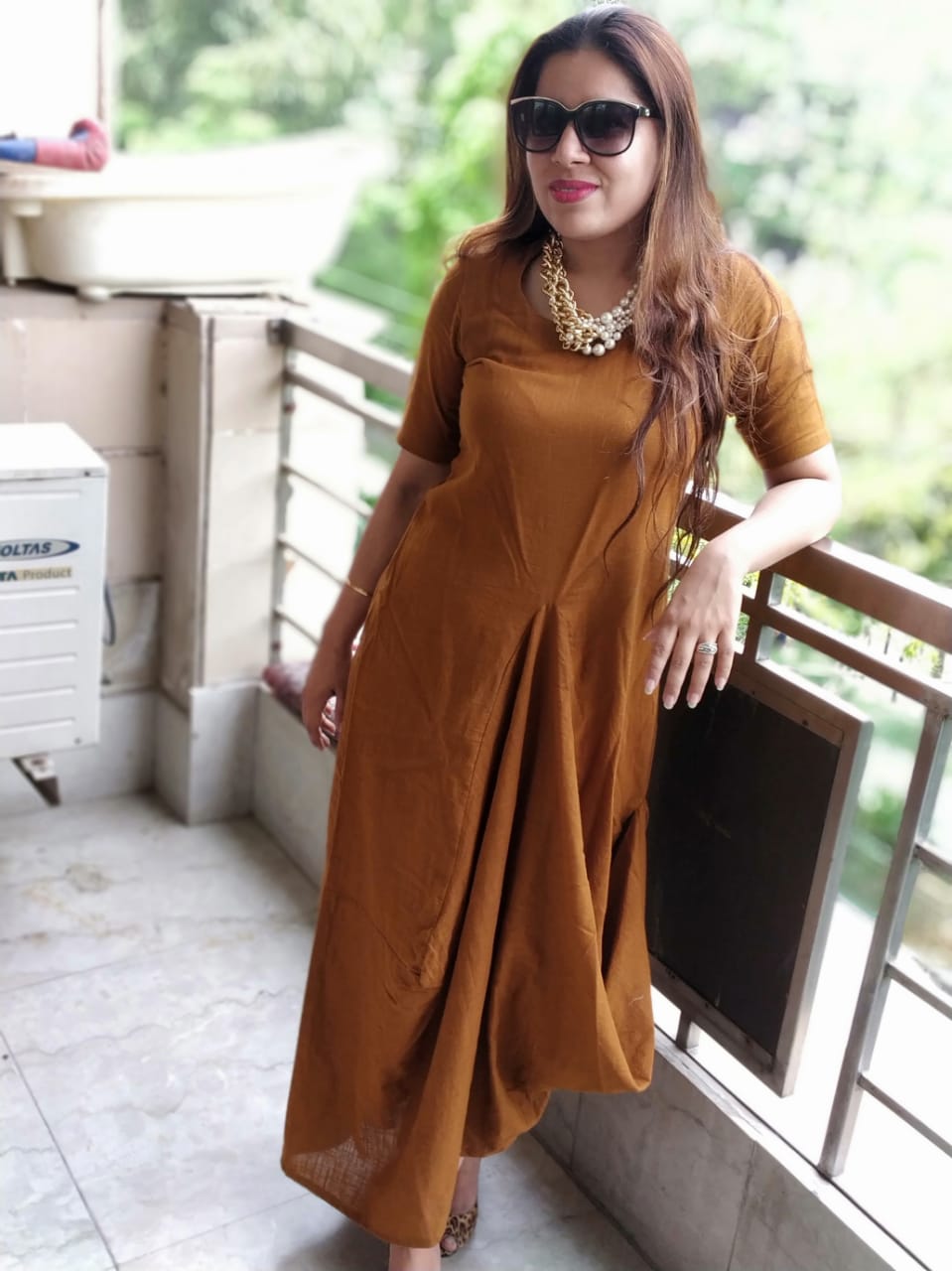 Amber Drape Dress